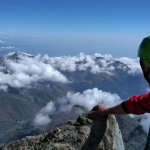 Veduta dalla cima del Monviso (3.841 mt.) - Foto G.Giustetto 